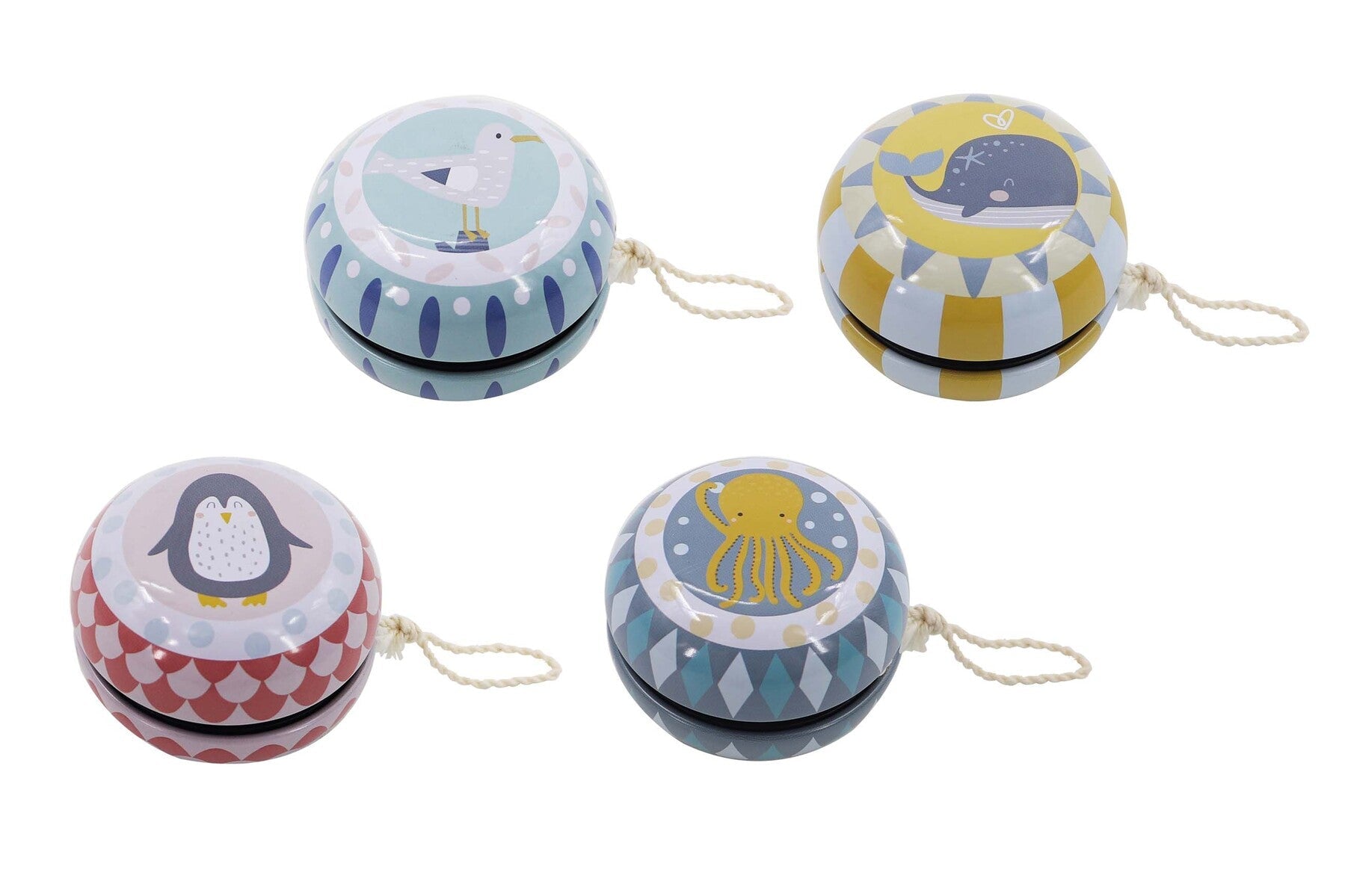 SEA ANIMAL TIN YO - YO PRICE FOR 4 - Bamboo Sprout